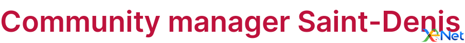 Community manager Saint-Denis